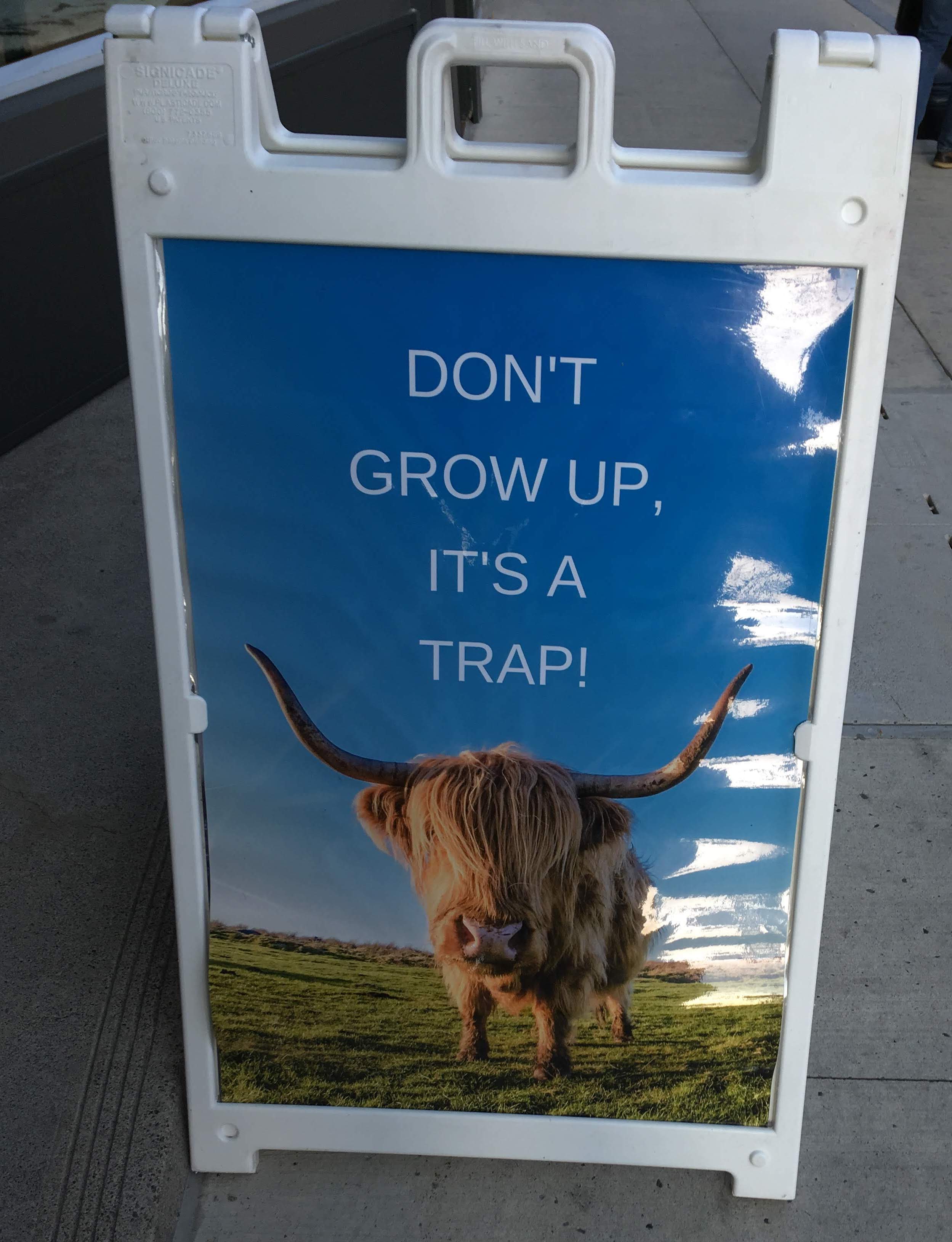 Self-improvement message found in the streets of Kingston, Canada