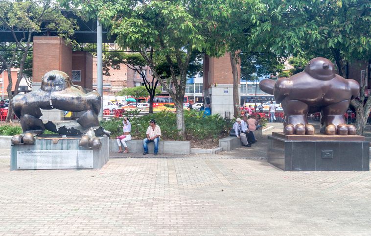 Twin birds by Fernando Botero